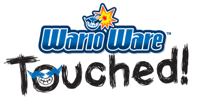 Wario Ware Touched title screen for Nintendo DS
